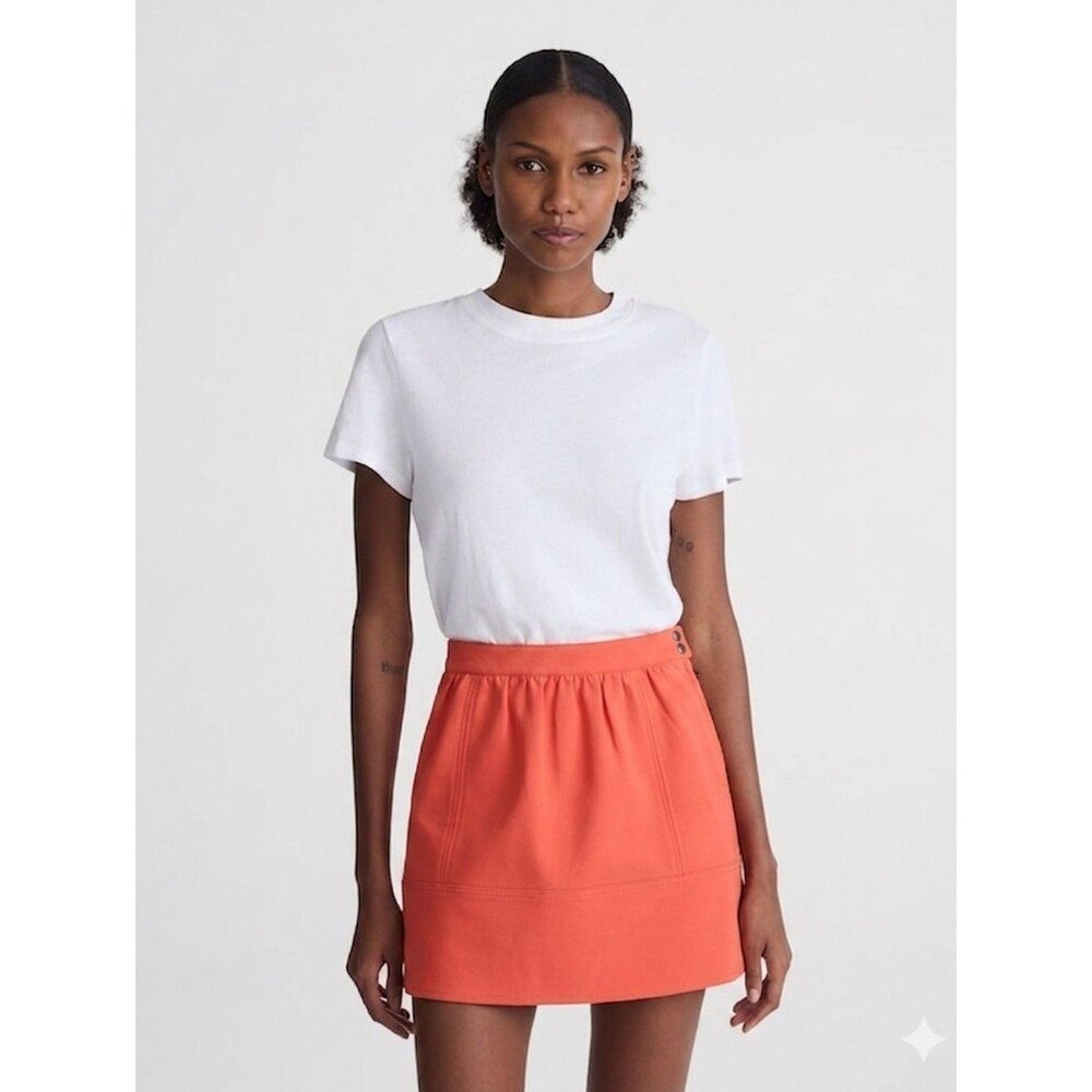 Madewell Bright Orange Skirt